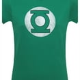 thumbnail image 5 of Green Lantern Dark Green Distressed Symbol Women's T-Shirt-Small, 5 of 7