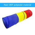 thumbnail image 6 of Kids Play Tunnel - Lightweight 190T Polyester Crawl Tunnel with Steel Frame for Indoor/Outdoor Play, Easy Fold & Store, Encourages Physical Activity, Gift for Ages 3+ (18.1x18.1x71 Inch, Multicolor), 6 of 9