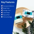 thumbnail image 3 of Avery Printable Rectangle Labels, Bright Blue, 5/8" x 3", 1,280ct, 3 of 11