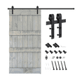 thumbnail image 3 of Essencaliy 42in x84in Solid Wood Barn Door, Made-in-USA Farmhouse Interior Sliding Barn Door With 7.42ft Barndoor Hardware Kit (DIY), 3 of 5