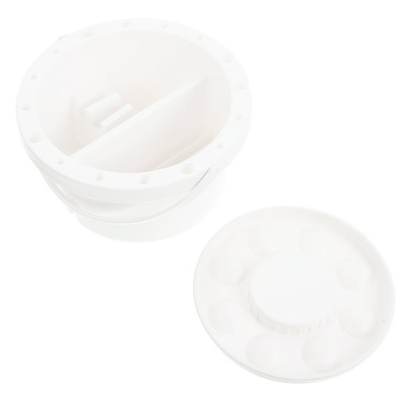 FUTUREORYY 1Pcs Water Container For Painting Sessions With Brush Cleaning Function 16.00X16.00X8.00CM