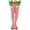 Wine, variant on Compression Socks for Women Fuzzy Slipper Ankle Boot Crew Diabetic Long Tube Knee Socks Striped Garter Bow Hair Ball Party