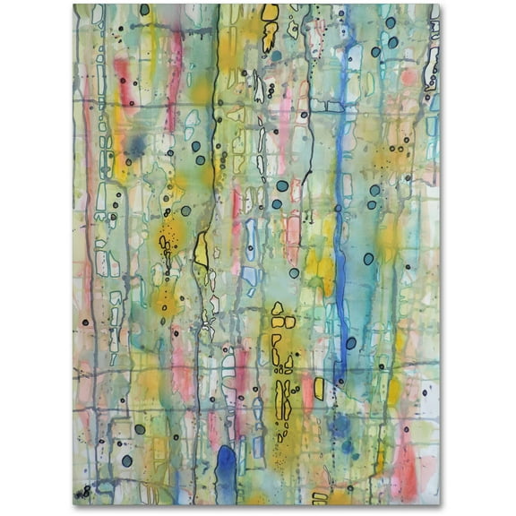 Trademark Fine Art "Air du Temps 1" Canvas Art by Sylvie Demers