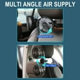thumbnail image 4 of Ovzne 4-Inch Usb Car Fan For Backseat Headrest - 360 Degree Rotatable Rear Seat Air Fan, Efficiently Expels Hot Air, Cools Backseat Passengers Quickly , 6.5W Low Energy, 4 of 8