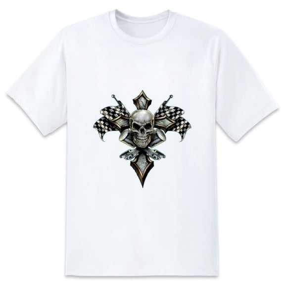 Men's Graphic TeeSkull (43) Letter Print T-Shirts Round Neck Short Sleeves Sizes XS-5XL Summer Daily Casual Tops