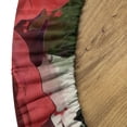thumbnail image 5 of Ambesonne Rose Fitted Round Tablecloth, Romantic Art of English Garden, 45"- 56" Diameter, Dark Pink Emerald Dust, 5 of 5