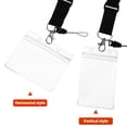 thumbnail image 2 of 1 Set Lanyard Hanging Id Card Holders Vertically Horizontal Name Badge Card Holders, 2 of 6
