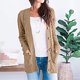 thumbnail image 4 of Cárdigan para mujer Suéter Cárdigans de punto Suelto Slouchy Abrigo de gran tamaño Suéteres de bolsillo grueso Abrigo Odeerbi  ODB-3, 4 of 8