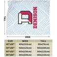 thumbnail image 3 of Denison University Fleece Blanket, Very Soft Microfiber Flannel Blanket for Couch Warm and Cozy for All Seasons, 3 of 6