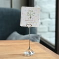 thumbnail image 4 of Travelwant Crystal Diamond heart Shape Card Holders Memo Holder Stand Card Photo Picture Note Clip Holders Cards Bulk for Wedding Party Table Number Name Sign-4.72" x 1.57" x 1.57", 4 of 7