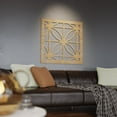 thumbnail image 6 of Ekena Millwork 23 3/8"W x 23 3/8"H x 1/4"T Large Swansea Decorative Fretwork Wood Wall Panels, Red Oak, 6 of 18