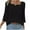 Black, variant on Oalirro Athletic Long Sleeve Tops for Women Solid Round Neck Tunic Tops for Women Loose Fit Dressy Long Sleeve Fall and Winter Black Shirt