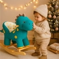 thumbnail image 4 of Juguete Montable Mecedora para Bebe y Niños Baby Gaon Dinosauiro Azul, 4 of 11