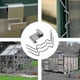 thumbnail image 5 of 100 Stainless Steel Clips for Glass Pane Fixing in Greenhouses, 5 of 5