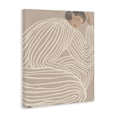 thumbnail image 3 of Stupell Industries Minimalist Lady in Stripes Canvas Wall Art design by Anna Lischenko, 48 x 36, 3 of 7
