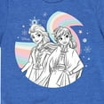 thumbnail image 3 of Frozen 2 - Anna Elsa Rainbow - Toddler And Youth Short Sleeve Graphic T-Shirt, 3 of 5
