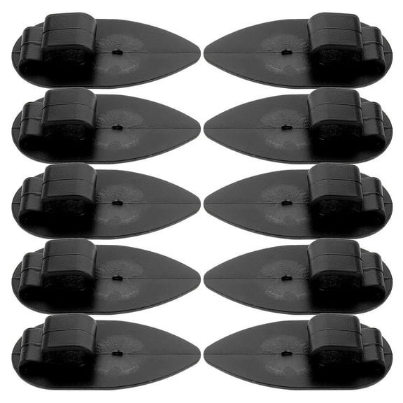 10 Pcs Car Mat Fixing Clips Floor Accessories Rug Kit Black