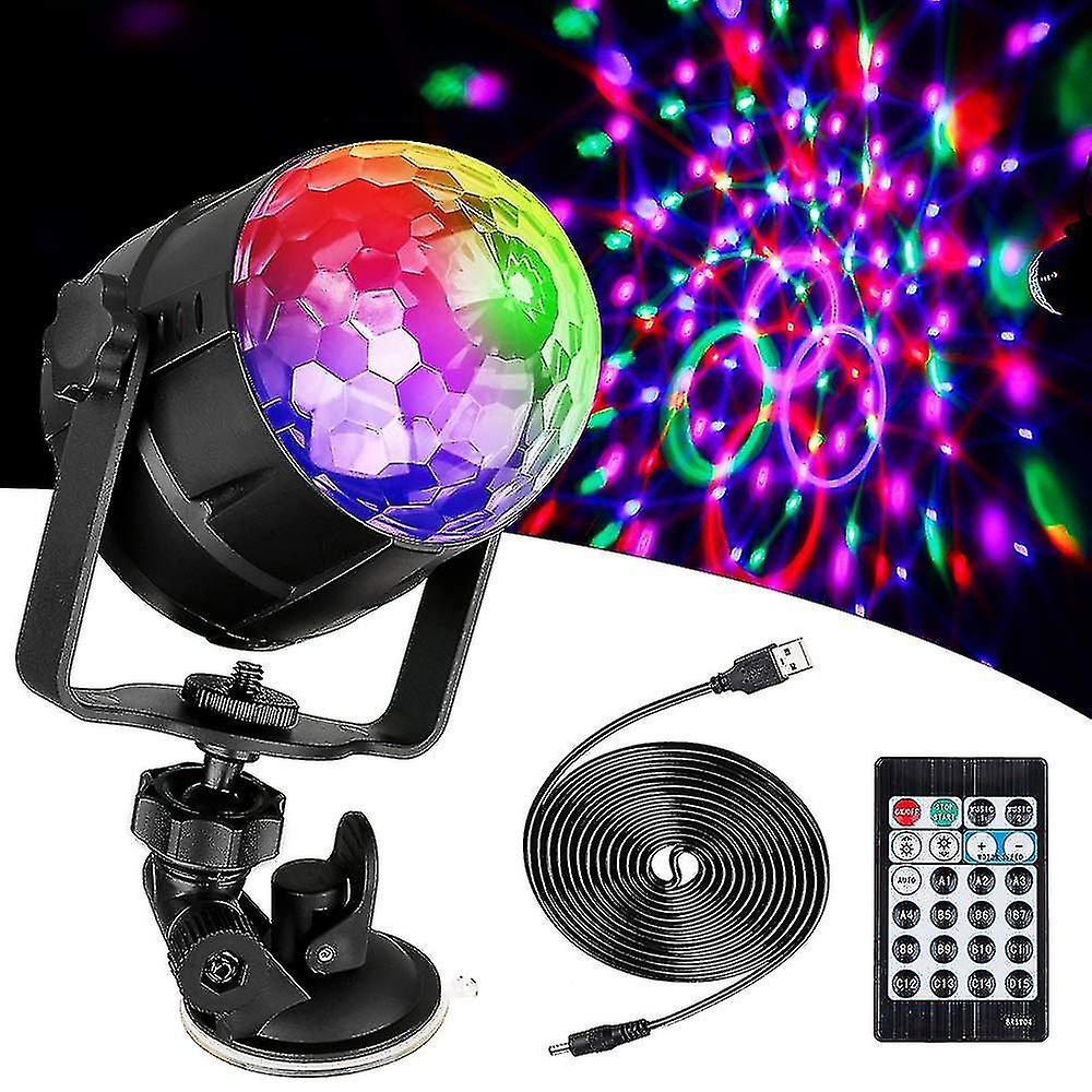 NinebeCJ Disco Ball Led Disco Lamp With 15 Lighting Shapes, Disco Light