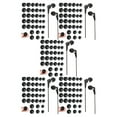 thumbnail image 1 of paramount Noise Reduction Earphone Tip Replacement In-ear Earbuds Headphone Earplug Earpiece Headset Pads Replacing Spare Parts Black 36PCS 5Set, 1 of 6