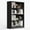 Black, variant on GlowPlume 48 Inch Tall Bookcase,4 Shelf Bookshelves,Adjustable Bookshelf for Home Office,White