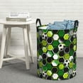 thumbnail image 6 of Fuzoiu Soccer1 Print Circular Hamper,Laundry Basket with Handle,Collapsible Laundry,Dirty Clothes Storage Basket,for Bedroom Bathroom Dorm Living Room-Small, 6 of 6