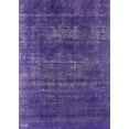 thumbnail image 1 of Ahgly Company Indoor Rectangle Mid-Century Modern Purple Oriental Area Rugs, Swatch Sample, 1 of 6