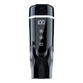 thumbnail image 1 of Luzkey Car Heated Mug Heated Travel Mug Electric Heating Leakproof Cold Water 500ml Travel Coffee Mug 12V 24V for Tea Heating Water Black, 1 of 8