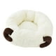 thumbnail image 1 of Cama Redonda para Perros y Gatos Sunnimix Almohada Nido Suave de Felpa con Dibujos Animados Blanco Medio, 1 of 8