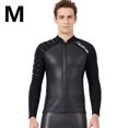 thumbnail image 3 of Trajes De Neopreno Traje De Buceo Dividido Manga Larga Pantalones Largos Traje De Baño Mantener El Calentamiento Deportes Transpirables Pieles De Buceo Reemplazo Para DiveSail Men/Negro【M】 Methold OD003284-02, 3 of 7