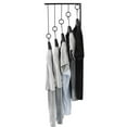 thumbnail image 4 of Iron Clothes Display Rack Coat Robe 5 Ring Holder Rack Wall Hanger Mount Hook Show Shelf Hook, 4 of 8
