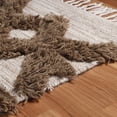 thumbnail image 5 of BNM Boho Wool Geometric Medallion Rug, 5' x 8', Sand-Taupe, 5 of 7