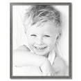 thumbnail image 2 of ArtToFrames 28" x 35" Muted Cold Silver Picture Frame, 28x35 inch Silver MDF Poster Frame (WOM-4682),  Pack, 2 of 7