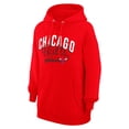 thumbnail image 2 of Women's G-III 4Her by Carl Banks  Red Chicago Bulls Filigree Logo Pullover Hoodie, 2 of 3