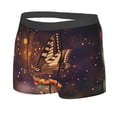thumbnail image 2 of Disketp Butterfly Sitting On A Flower Men'S Boxer Briefs,Soft And Breathable Cotton Underwear With Comfortflex Waistband, 2 of 9