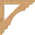thumbnail image 3 of Ekena Millwork 3 1/2"W x 30"D x 30"H Olympic Slat Smooth Bracket, Western Red Cedar, 3 of 4