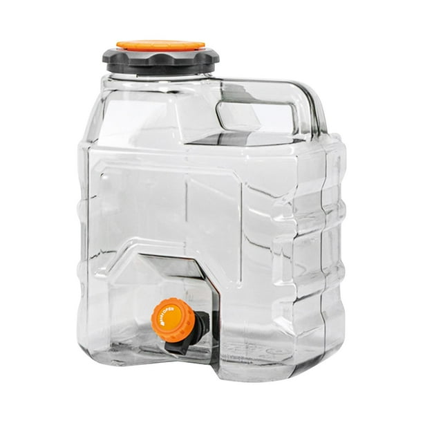 Cubo de agua portátil, contenedor de bebidas, reutilizable, multifunción, portátil, de grado alimenticio. 10 litros