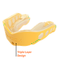thumbnail image 3 of Shock Doctor, Gel Max Mouthguard, Adult, Yellow, 3 of 11