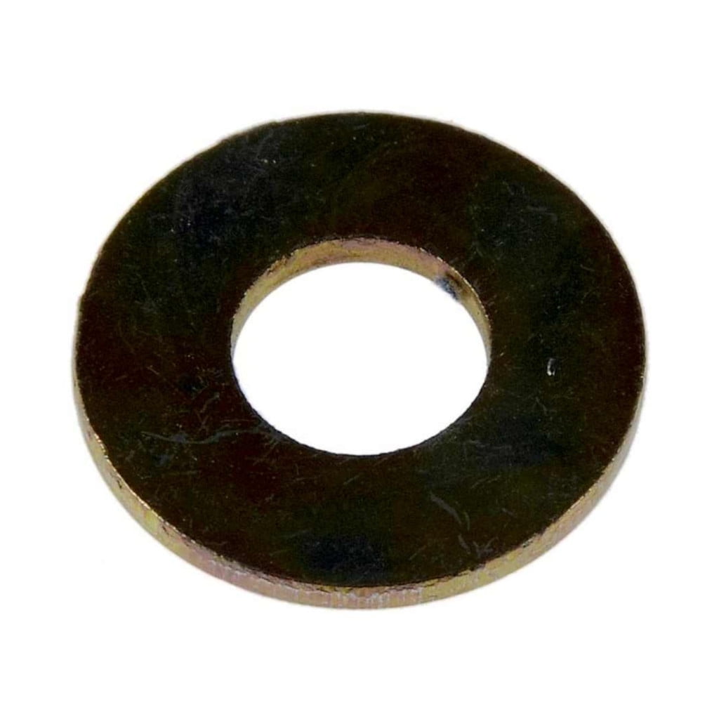 KarParts360 Washers | Steel | Yellow | Flat | 3/16-m4/5 Callout Size | 3/16 Inches Inside Diameter