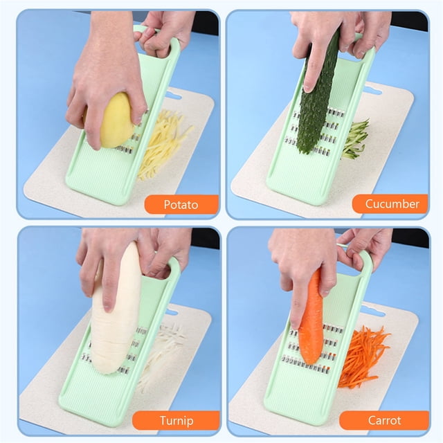 CEHVOM Coupe-Légumes Ménager en Acier Inoxydable Râpe à Pommes de Terre Râpe Râpe Outils de Cuisine Liquidation