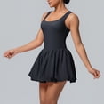 thumbnail image 4 of AEXTO Robe de Tennis avec Short Intégré et Soutien-Gorge Robe Athlétique pour Femmes Été Golf Active Robe d'Entraînement, 4 of 16