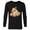 Black, variant on Disney Princess Rapunzel Snow White Tiana Spring Easter Eggs - Long Sleeve T-Shirt for Men - Customized-White
