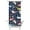 White-174, variant on Marine Shark Shower Curtain - Tropical Ocean Theme Fabric, Water-Resistant Reusable Bathroom Liner with Hooks,36x72in
