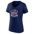 thumbnail image 2 of Women's Navy Atlanta Dream Americana Team V-Neck T-Shirt, 2 of 3