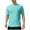 Mint Green, variant on yillto Mens Basic Cotton Shirts Short Sleeve Loose Solid Color Casual Tshirts Summer Lightweight Plain Tee