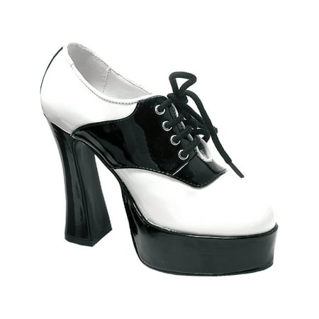 5 Inch Women's Sexy Shoes Two Tone Oxford Saddle Shoe Mid Platform Shoe Size: 6
