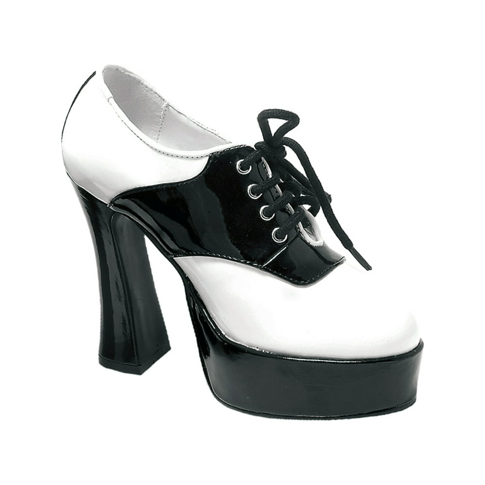 SummitFashions - 5 Inch Women's Sexy Shoes Two Tone Oxford Saddle Shoe ...