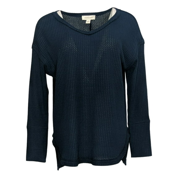 Vintage America Womens Thermal Knit Top Size S