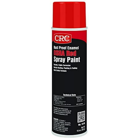 CRC Rust Proof Enamel Spray Paint, 15 oz Aerosol Can, OSHA