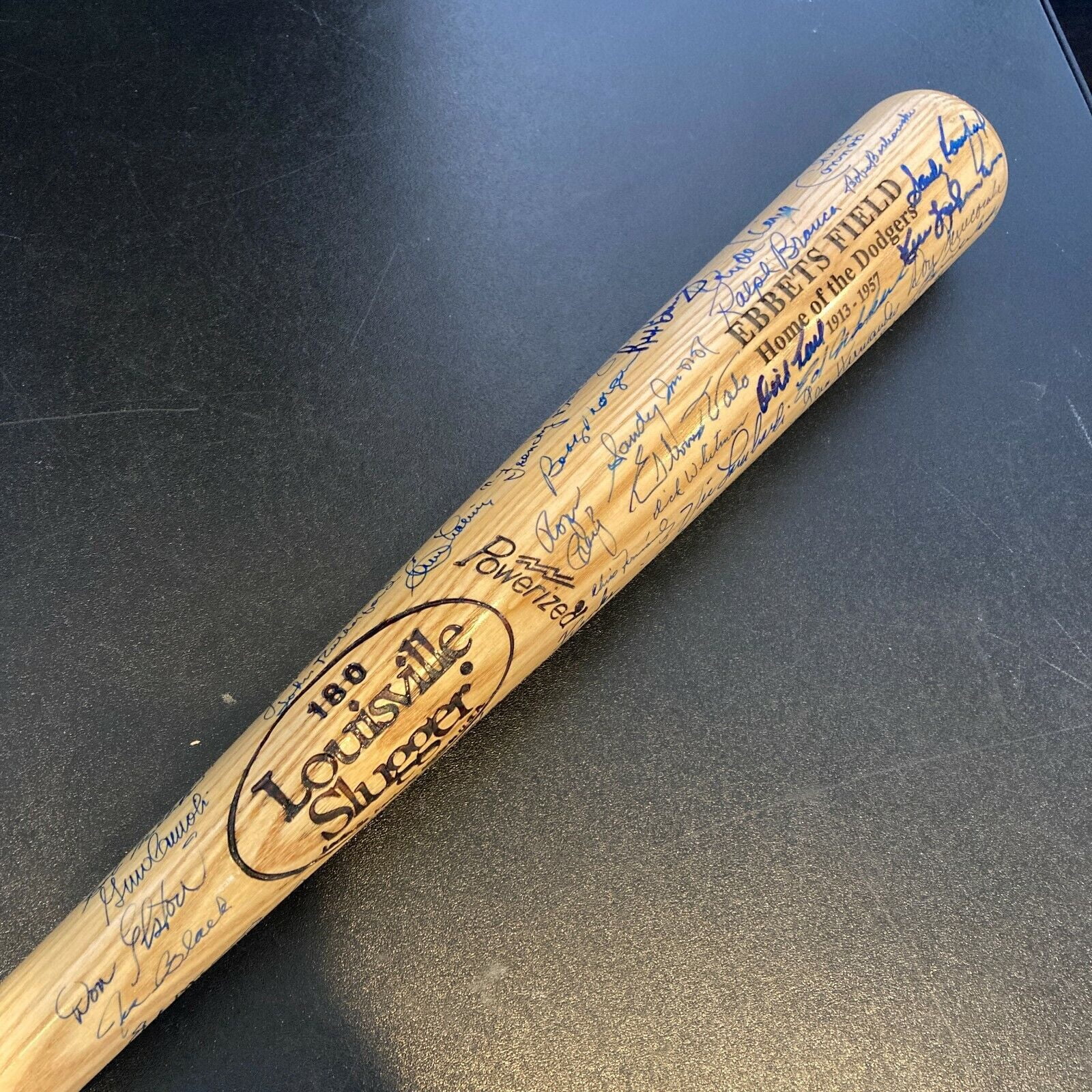 Brooklyn  Los Angeles Dodgers Multi Signed Bat 70+ Sigs! JSA COA Sandy Koufax