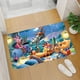 thumbnail image 5 of Felpudo de franela con estampado gráfico de Winnie The Pooh para baño, cocina, entrada, decoración del hogar, 5 of 5